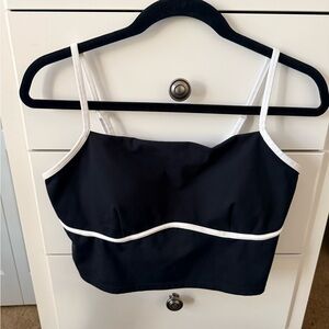 JoyLab Black and White Bra Top